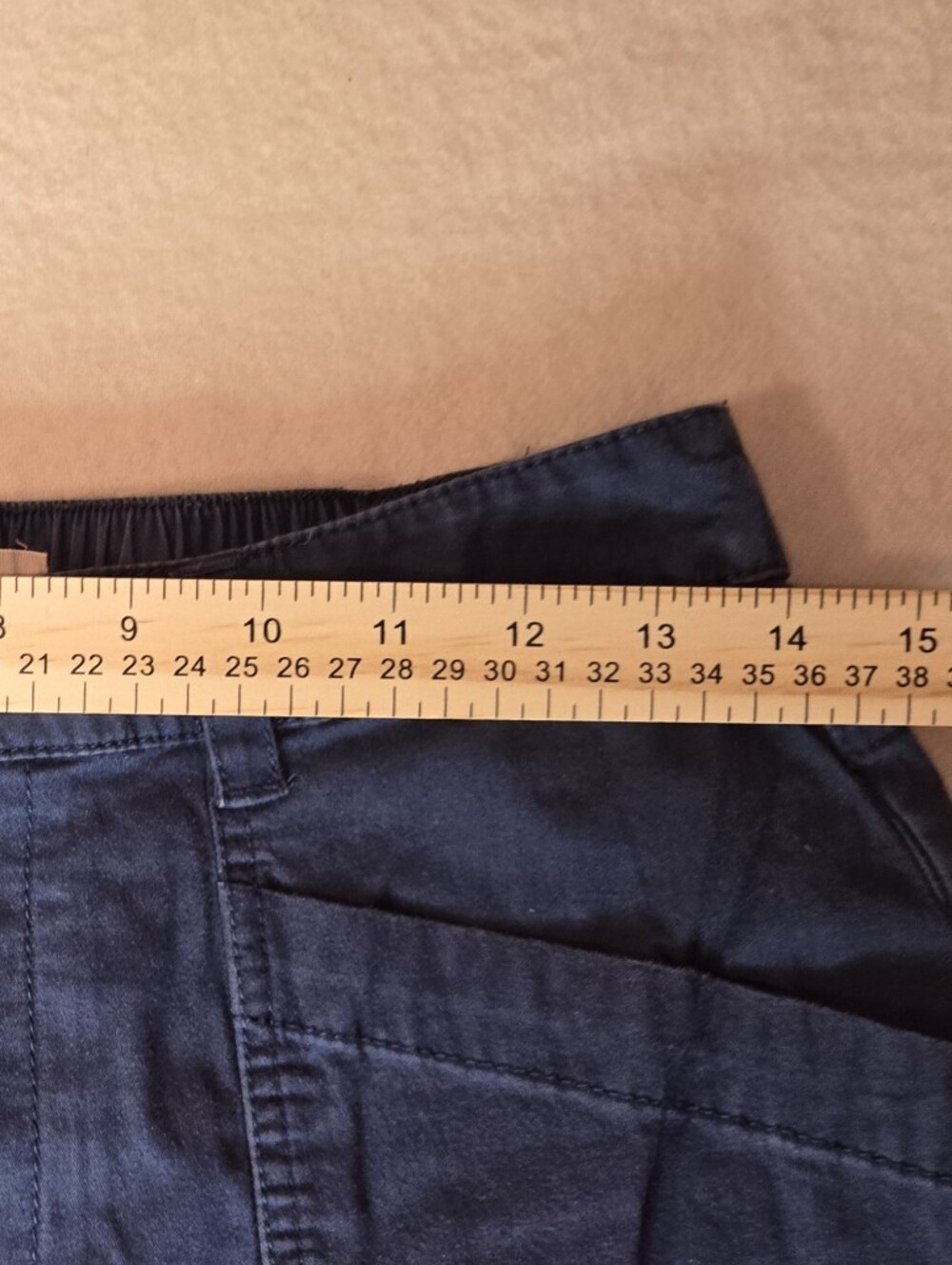 Pact‎ Women's Dark Blue Straight Leg Pants Size Medium - Picture 6 of 8